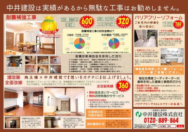 地域密着型フリーペーパー ぱどに広告が入っています 中井通信