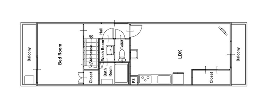 中井建設 無料仮住まい間取り図（Room Layout）
