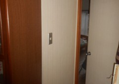 廊下部分がトイレの出入り口になりました