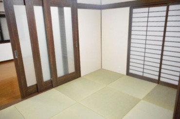 琉球畳でモダンに仕上げました