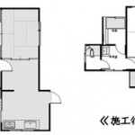 リフォーム前後の図面