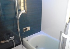 枚方市で浴室リフォームをさせて頂いた、施工事例の施工後の写真です。