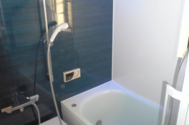 枚方市で浴室リフォームをさせて頂いた、施工事例の施工後の写真です。