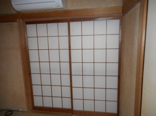 内窓取付け　施工前