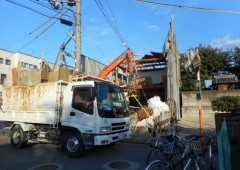 安全に配慮して解体工事をしました