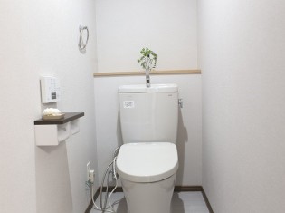 トイレの場所も変更しました